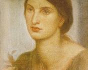 Study of a Girl - 但丁·加百利·罗塞蒂